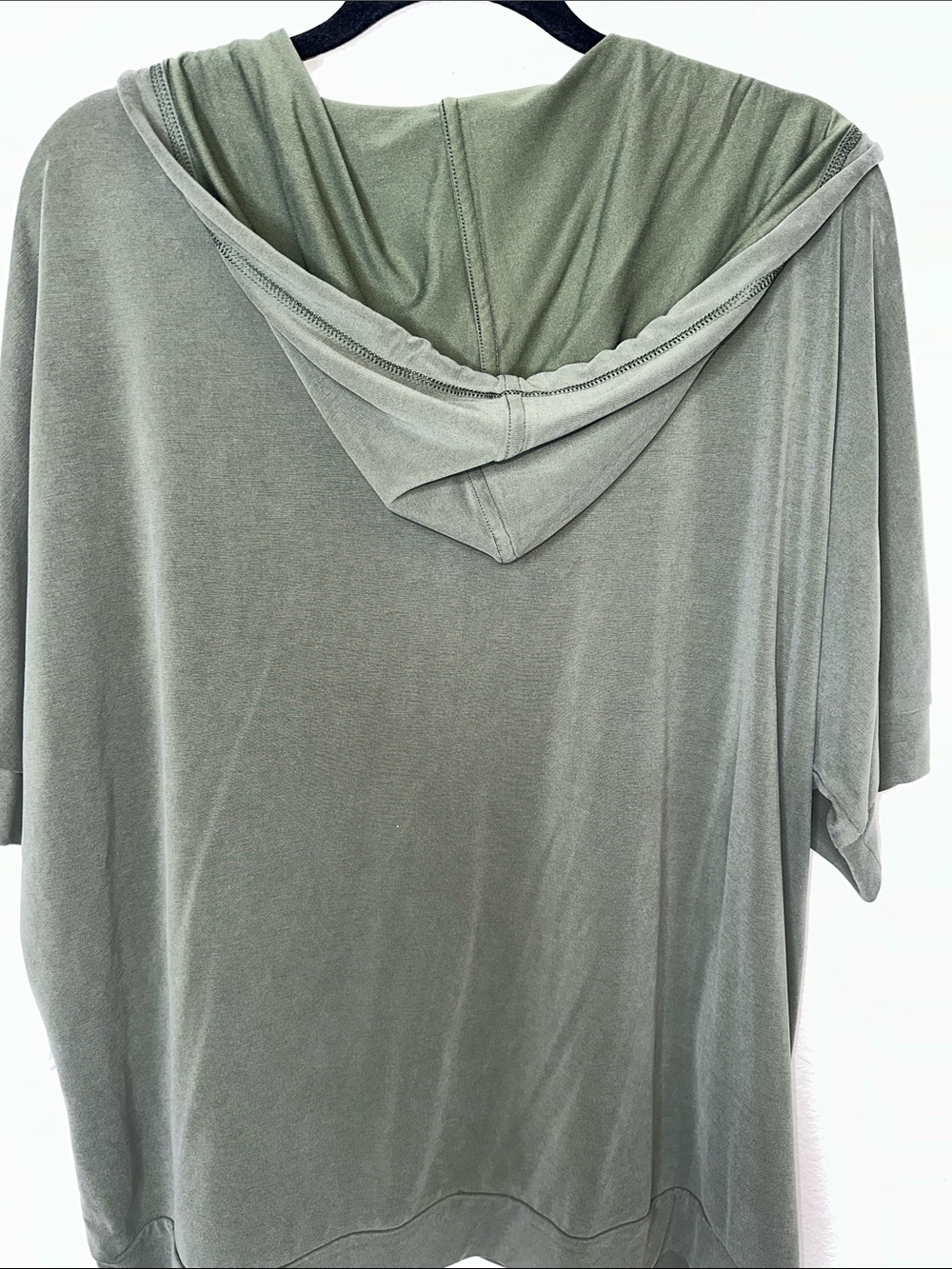 Chico's Olive Green Top with Crew Neck - Picture 7 of 11